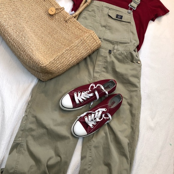 Calvin Klein Other - Calvin Klein khaki overalls size Large